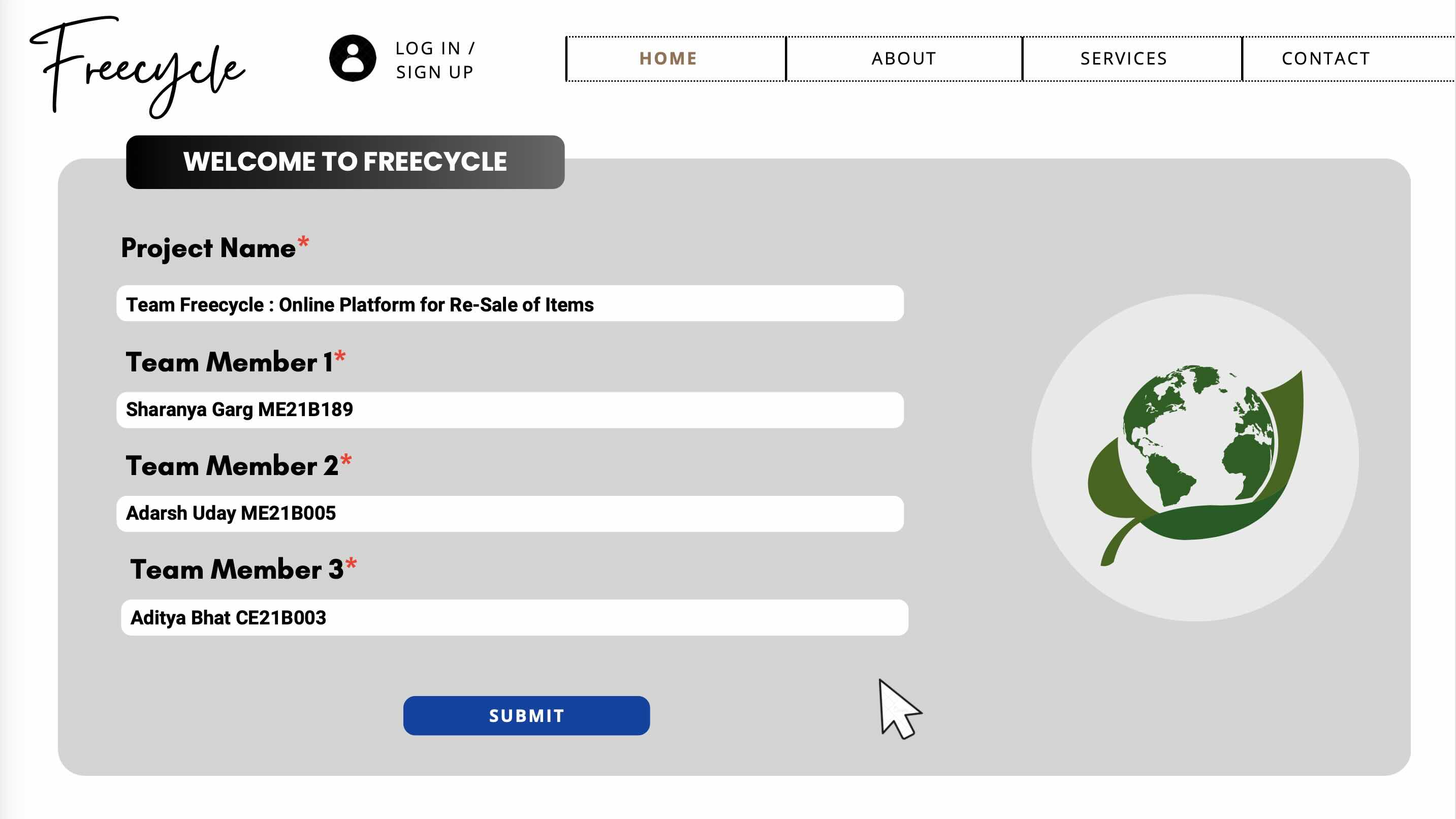 Online platform for resale of items